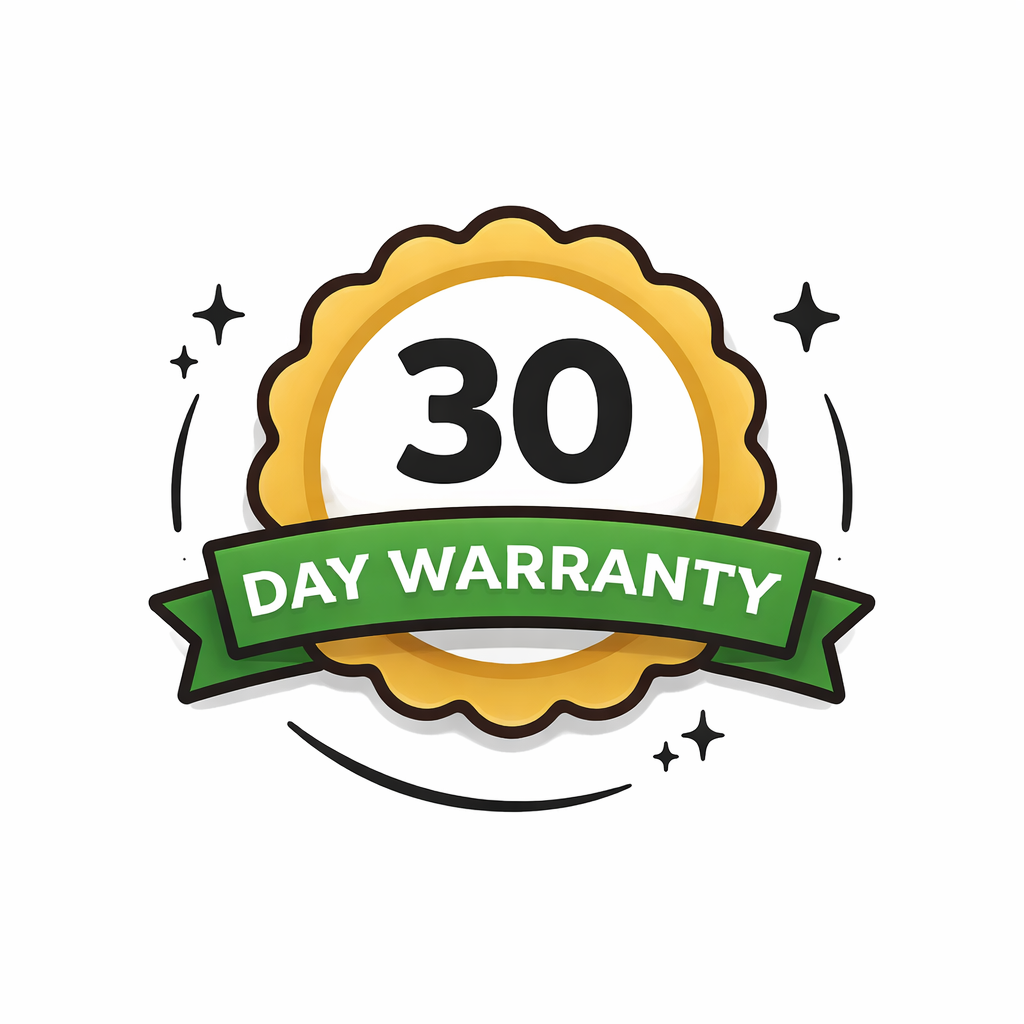 30-Day Warranty